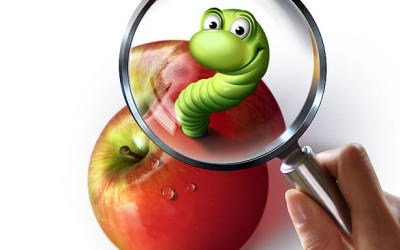 Es ist der Wurm im Text