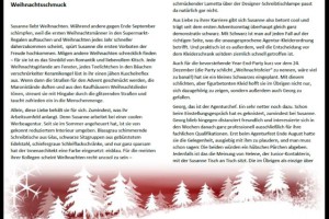 Kurzgeschichte: Landhofmühle, Weihnachtsschmuck