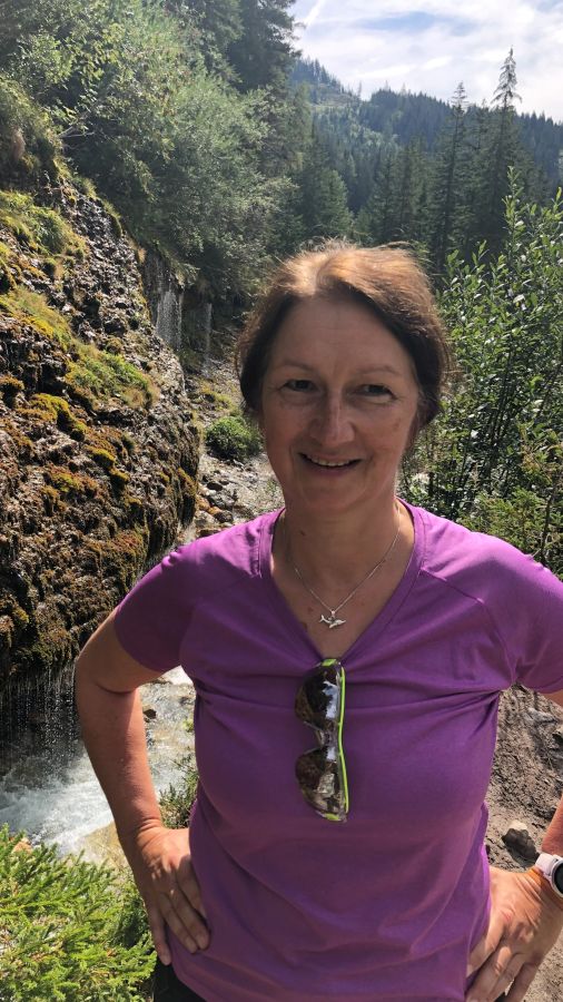 Daniela Pucher beim Speedhiking